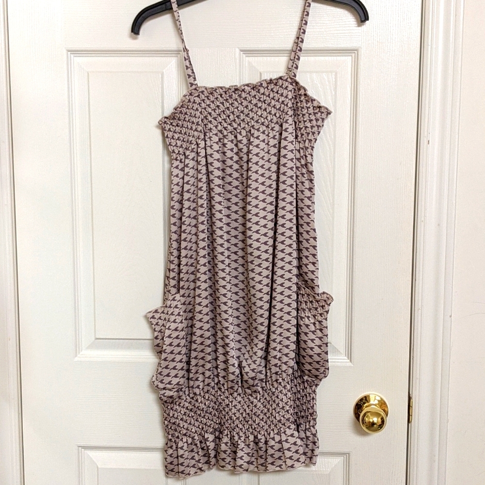 NWOT 59 Seconds cute satin lantern dress Size XS